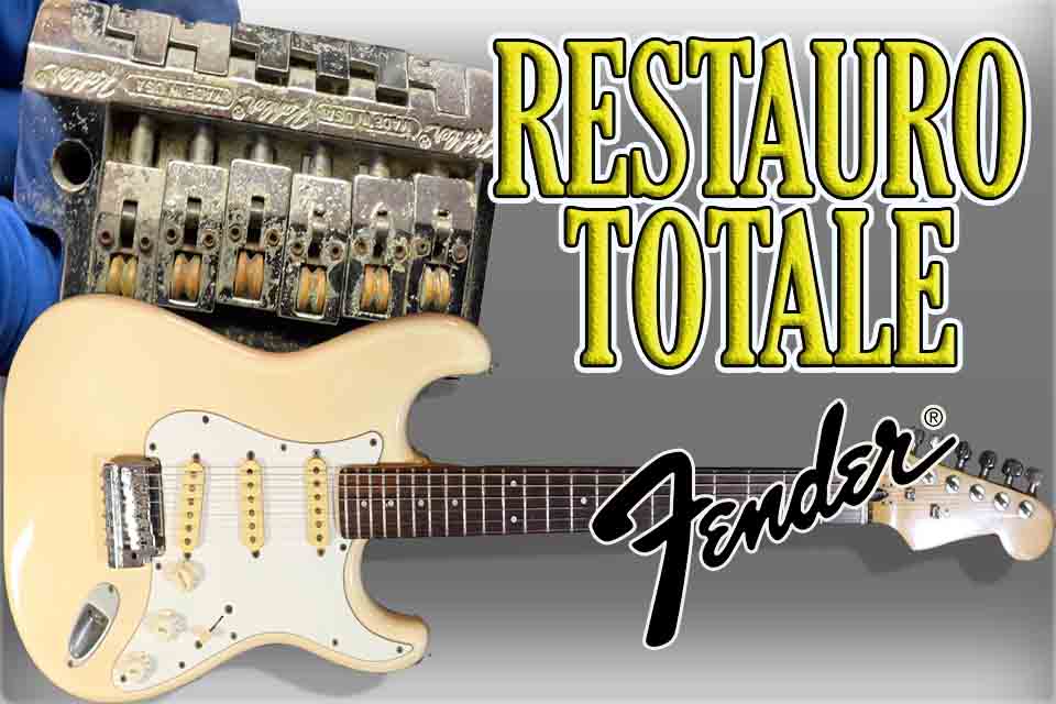 Restauro Totale Fender Stratocaster Giapponese